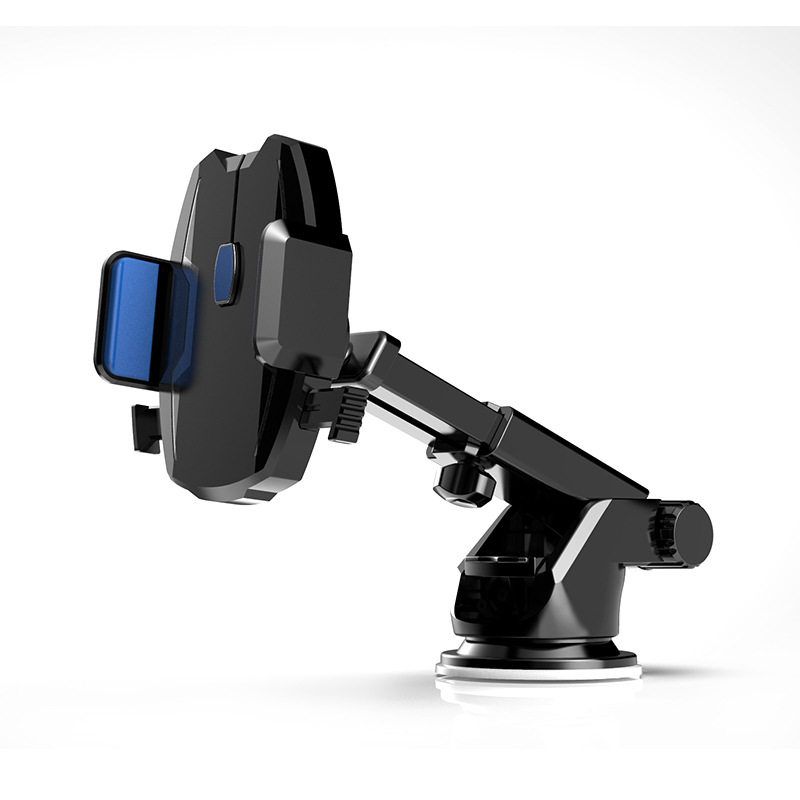 Mobile Phone Car Mount Suction Cup Universal Car Clip In-Car Suction Cup Navigation Support Stand Blue [Suction Cup Type]