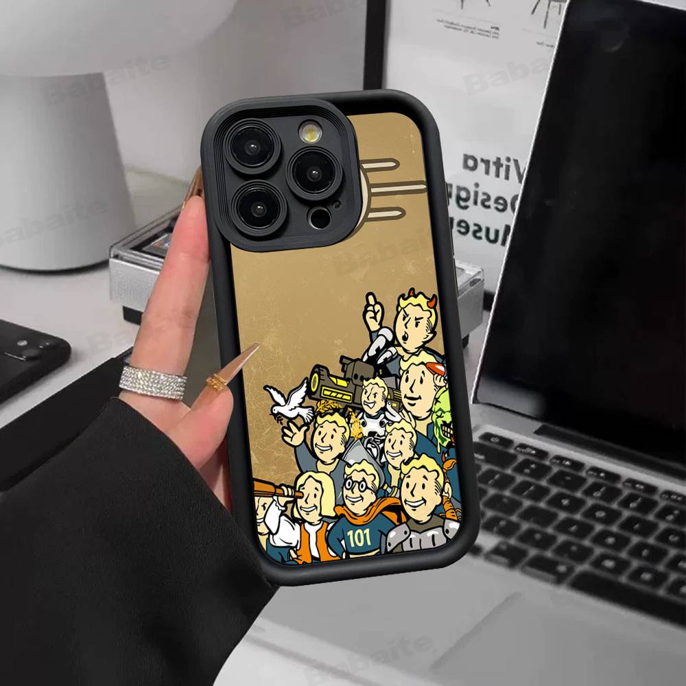 F-Fallout S-Series 4 Cool Game Phone Case For IPhone 17 16 15 14 13 12 11 Pro Max Plus Mini Luck Cover