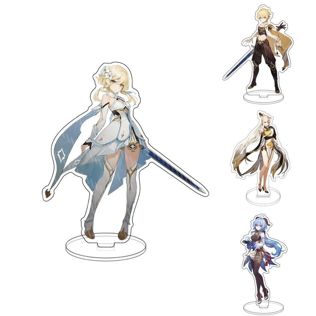 Captivating Genshin Impact Barbatos Keqing Barbara Hutao Acrylic Figure Stand Display