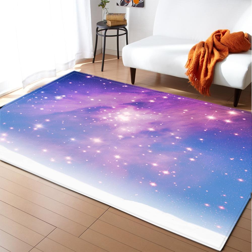 Starry Sky Carpet Feather Wind Bedroom Floor Mat