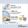 Ebisu PackStuff Just Lock Rectangular Large 4-Piece Storage Container, Freezer and Microwave Safe, Airtight Container, Lunch Box, PL-3211