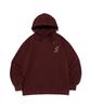 S Logolu Kapüşonlu Sweatshirt (Şarap)