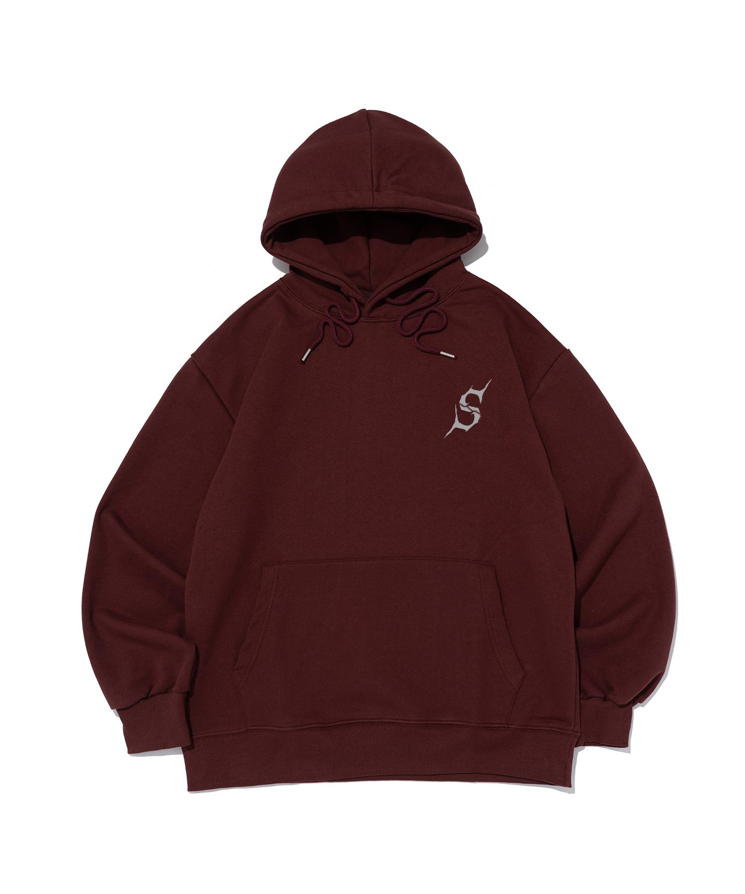 Seoul Apparel S Logo Hoodie (Wine) Xl (Fleece-Lined)