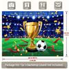 Football celebration party banner - Suitable for birthday parties and also great for decorating the walls during holidays.