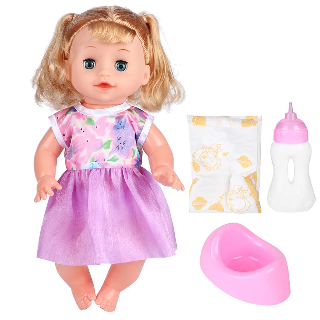 Baby Doll Toy Highly Simulation Children Educational Pretend Play Doll Toy with Sound EffectSY004-9