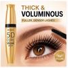 BMBN Curl Volume Mascara, Waterproof Smudge-Proof Black Mascara, Lengthening Thick Curly Eyelashes, Fiber Mascara for Long Lasting Eye Makeup