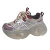 SyfIyno NEW Women's Shoes Mesh Shoes Comfy High Brand Summer Lace Up Chunky Sneaker Women's Casual Shoes