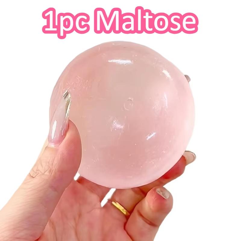 Kneedbare Squishy Parel Kokosolie Knijpspeeltje Kneedbare Stressbal Squishy Speelgoed Langzaam Rijzend Decompressie Sensorisch Speelgoed voor Volwassenen beige