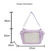 Luxury Designer Transparent Ita Bag Large Capacity College Style Tote Bag Canvas Shoulder Bag Women