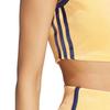 adidas Oryginalne haftowane logo kontrastowy crop top damski żółty JH0621