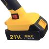 Wibrator do płytek Cross 21V o dużej mocy, żółty, do ścian i podłóg