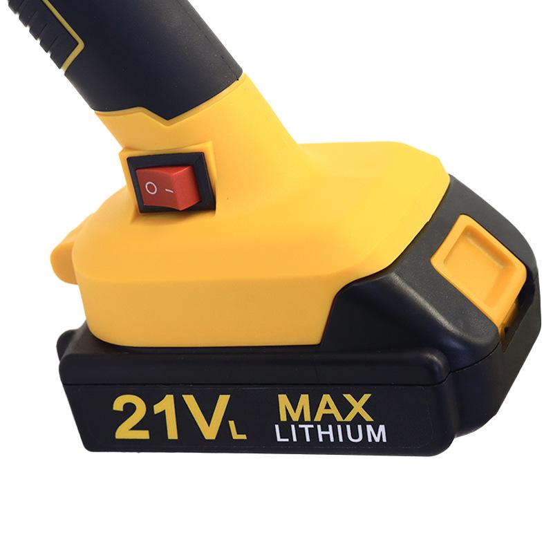 Wibrator do płytek Cross 21V o dużej mocy, żółty, do ścian i podłóg