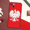 Poland Polish Flag Phone Case For iPhone 16 15 14 11 12 Mini 13 Pro Max X XR XS Max Plus Soft Cover Shell