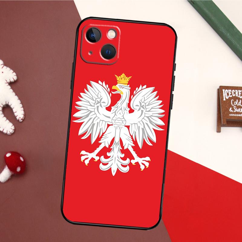 Poland Polish Flag Phone Case For iPhone 16 15 14 11 12 Mini 13 Pro Max X XR XS Max Plus Soft Cover Shell