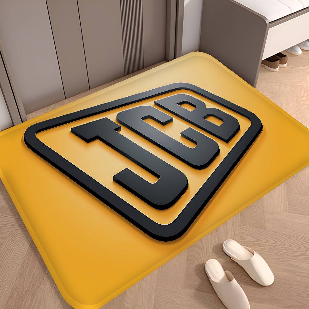 Excavator J-JCB Logo Floor Mat Non-Slip Laundry Room Mat Laundry Decor Balcony Child Living Room Household Carpets