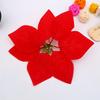 New Poinsettia Bouquet - Christmas Flannel Flower Decoration