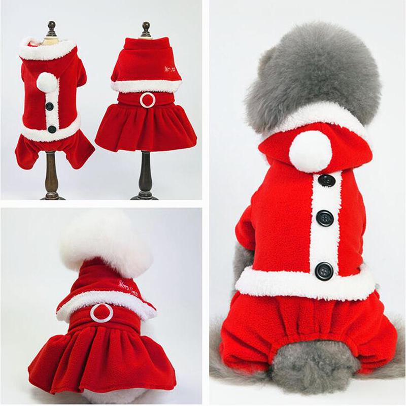 Christmas Wedding Clothes and Coat Puppy Pet Clothes