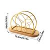 Nordic Iron Wire Tissue Holder Coffee Shop Hotel Restaurant Café Handkerchief Storage Rack Metal Napkin Rack