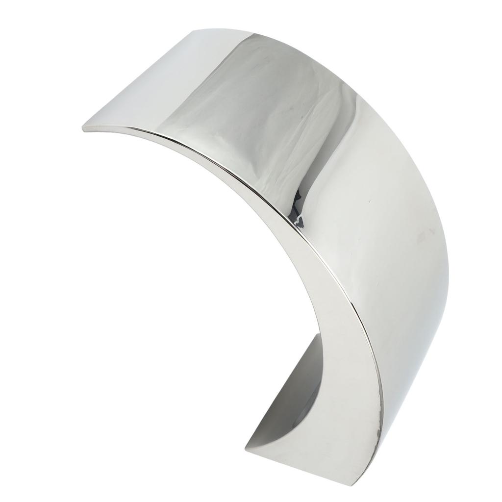 G1 1/2 Female Thread Swimming Pool Waterfall Outlet Rounded Arc Design Stainless Steel Pool Water