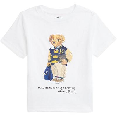 Polo Polo Bear Print Crew Neck Short Sleeve T-Shirt Standard Fit Kids Tops 323961229-001