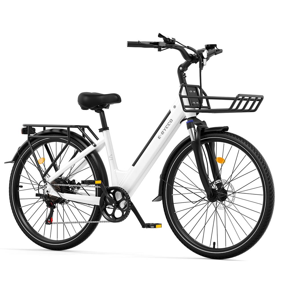 Electric Bicycle Ebycco V1 500W Motor Urban Commuter Electric Bike 36V 15.6Ah 28" Tire Top Speed 25km/h Dual Disc Brakes Max Load 150Kg