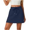 Women’s High Waist Athletic Skort with Side Pockets Drawstring Waistband Casual Sports Skirt Shorts for Running Yoga Tennis