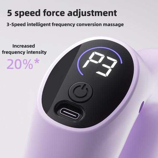 Multifunctional Full-Body Fascia Ring Multiple Massage Modes Ergonomic Design Low Noise Rechargeable Fascia Massager