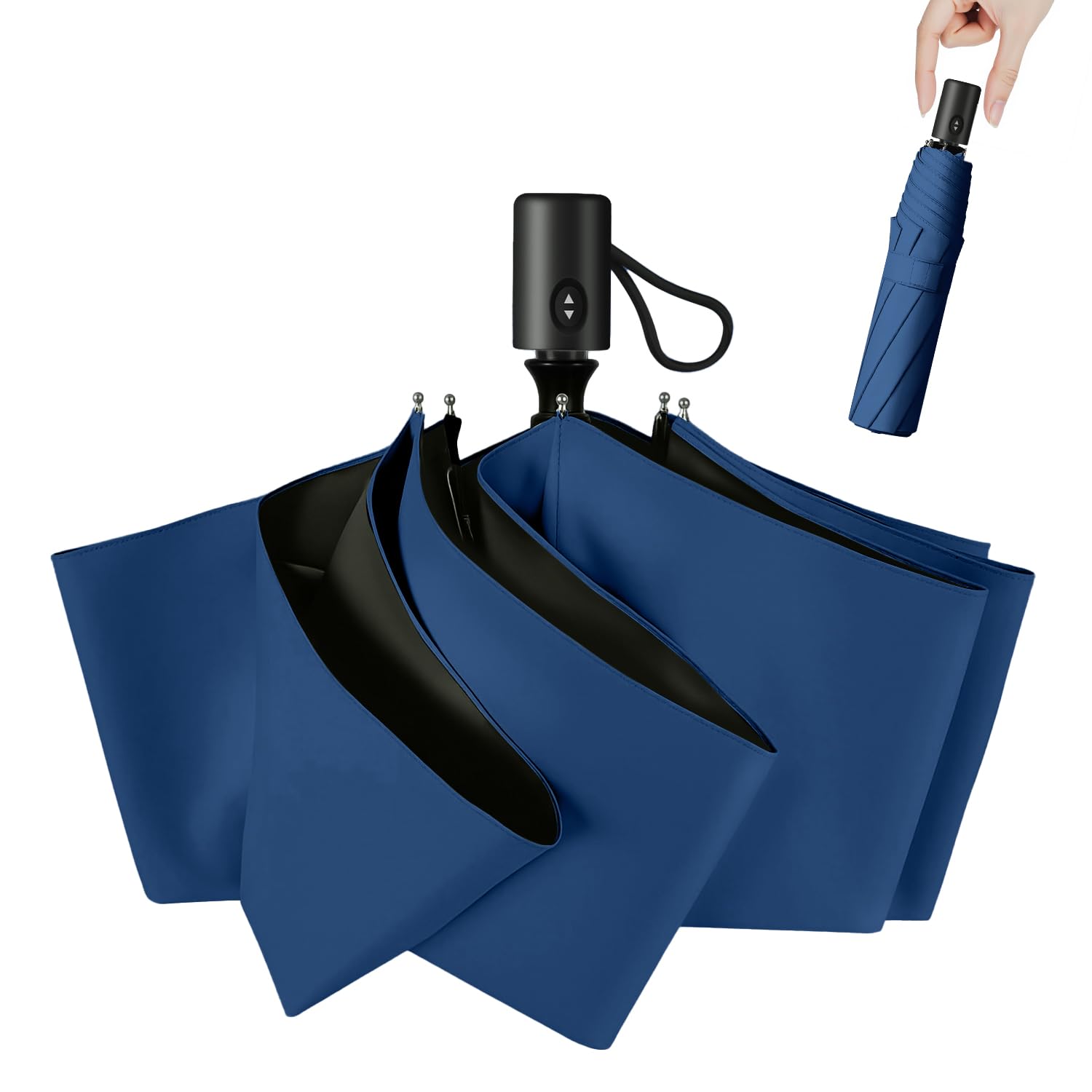 

Защита от ультрафиолета, полная защита от ультрафиолетового излучения, складывание, защита от теплового удара, солнечных ожогов, автоматическое открывание, защита от ветра и воды, подходит как для солнечной, так и для дождливой погоды, легко использовать