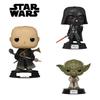 3.9in Funko Pop Star Wars Darth Vader Master Yoda Figures Toy Kids Gift Decor