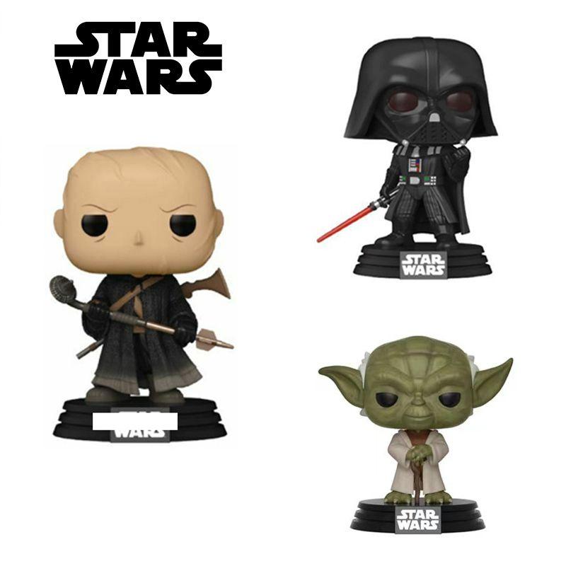 3.9in Funko Pop Star Wars Darth Vader Master Yoda Figures Toy Kids Gift Decor