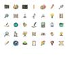 Fun Education Decals Colorful Art School Supplies Stationery Stickers For Fridge Laptop