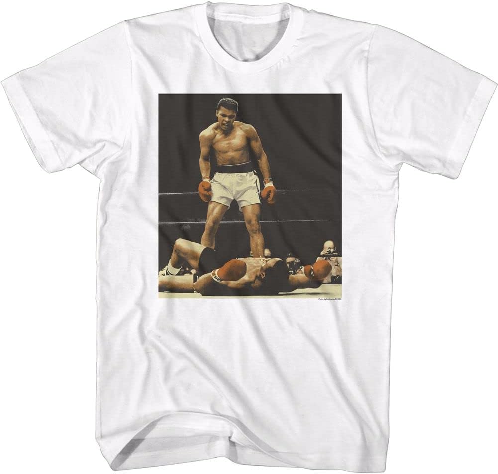 

Muhammad Ali How are You White Adult T-Shirt Tee 5XL різнокольоровий