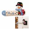 Crochet Christmas Door Handle Cover, Festive Holiday Door Knob Decoration for Home