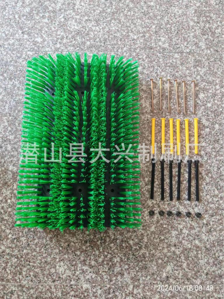 Bardzo Duża Składana Szczotka do Ciała Krowy – Trójsekcyjna Rolka do Masażu i Drapania do Czyszczenia Zwierząt Gospodarskich