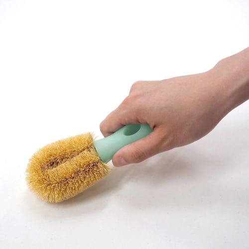 Towa Sangyo LKA Palm Handy Scrubbers, Set of 3, Approx. 3 X 6 X 12.5 Cm (each) with a Gentle Handle, 99583