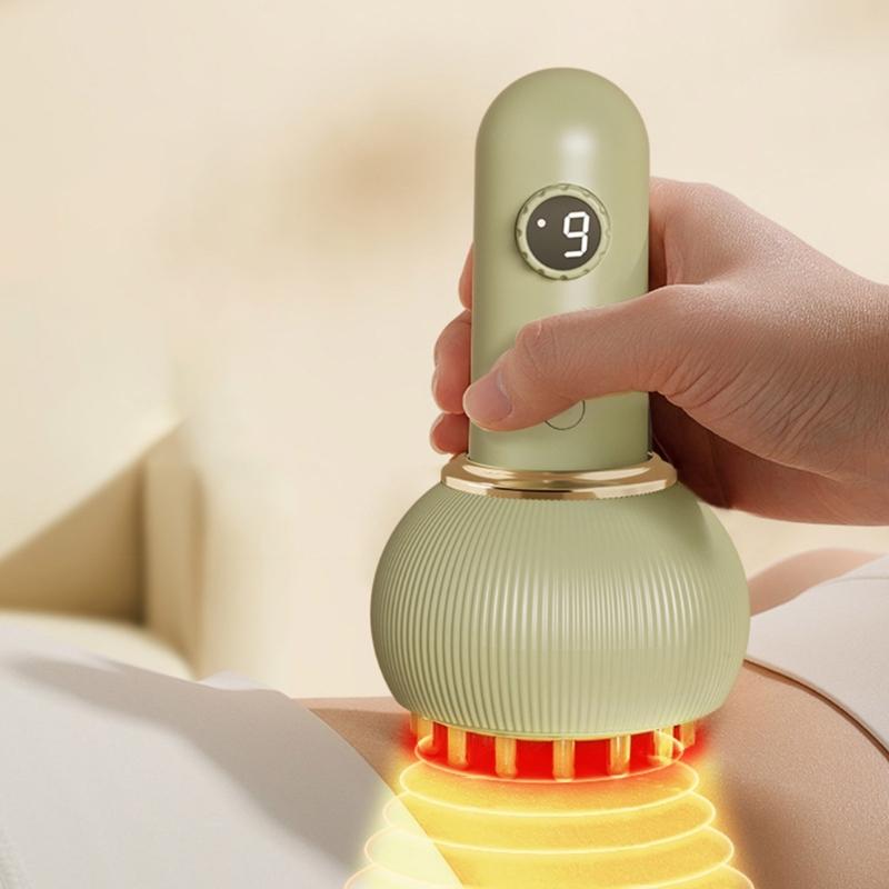Rechargeable Guas Sha Tool Massagers 9Speed Vibrations Mode ABS Electric Scraper For Muscle Relief Home Office Use