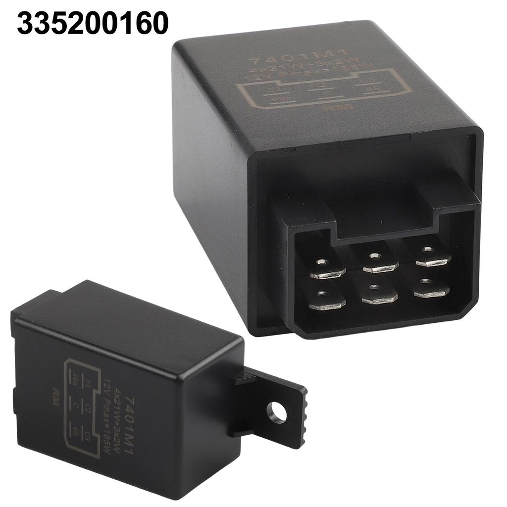 12V Flasher Sensor Relay for Tractors and Vintage Vehicles 6 Pin Connection Reliable Performance with OEM 335200160