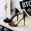 Sexy Bow Back High Heel Sandals Open Toe Crystal Rhinestone Platform Women Shoes for European American Party