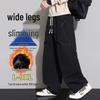 Men's Waterproof Thermal Loose Straight-Leg Casual Cargo Pants