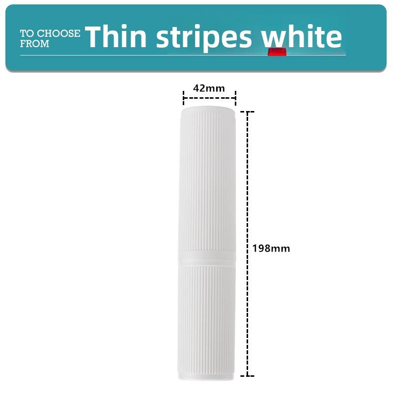 

Портативный дорожный набор футляров для хранения зубных щеток Унисекс Большая вместимость Косметичка Деловая поездка Путешествие Простая чашка для полоскания рта Essentia белый