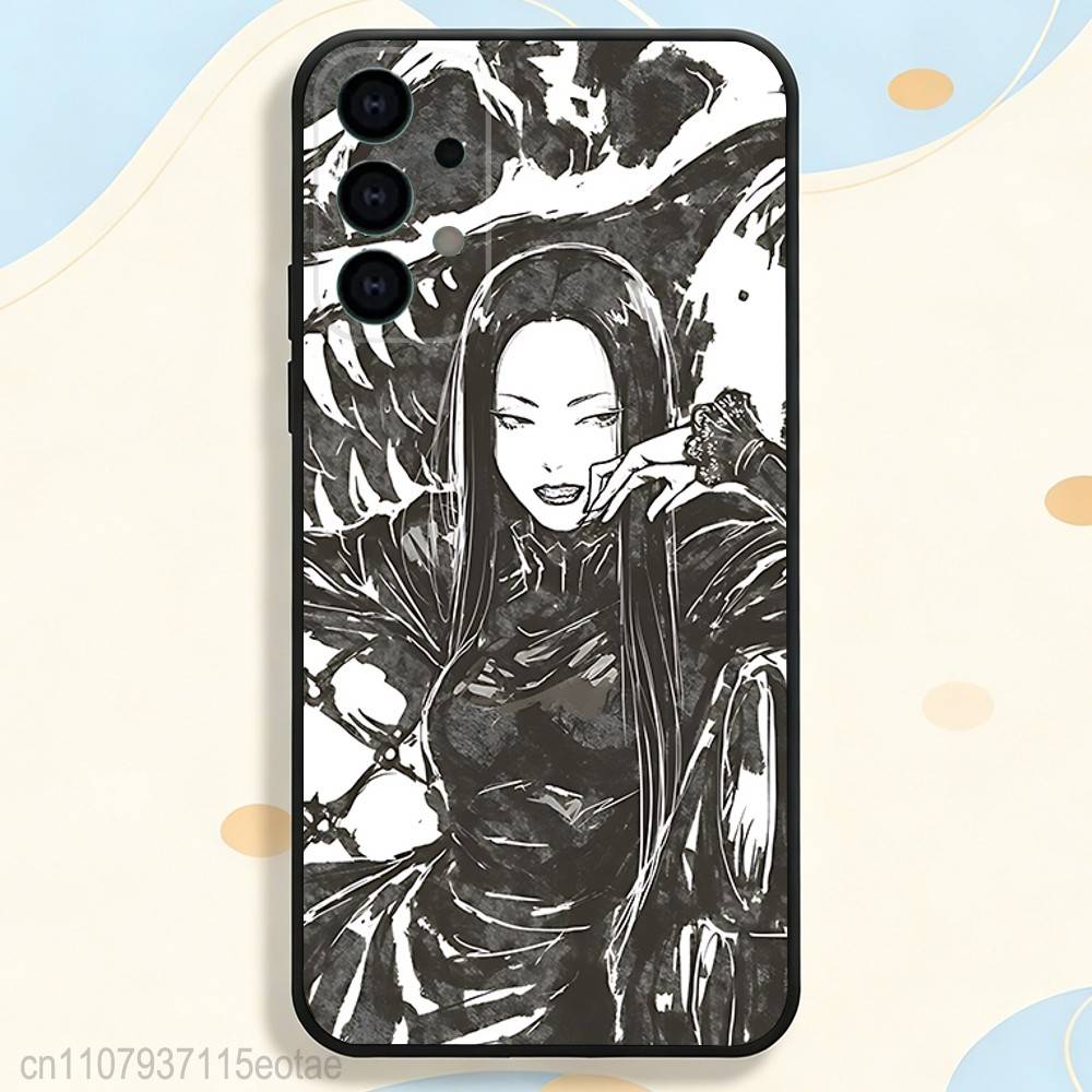 Anime E-ergo P-Proxy Phone Case For Samsung S25,S26,S24,S21,S22,S23,S30,Ultra,S20,Plus,Fe,Lite,5G Black Cover