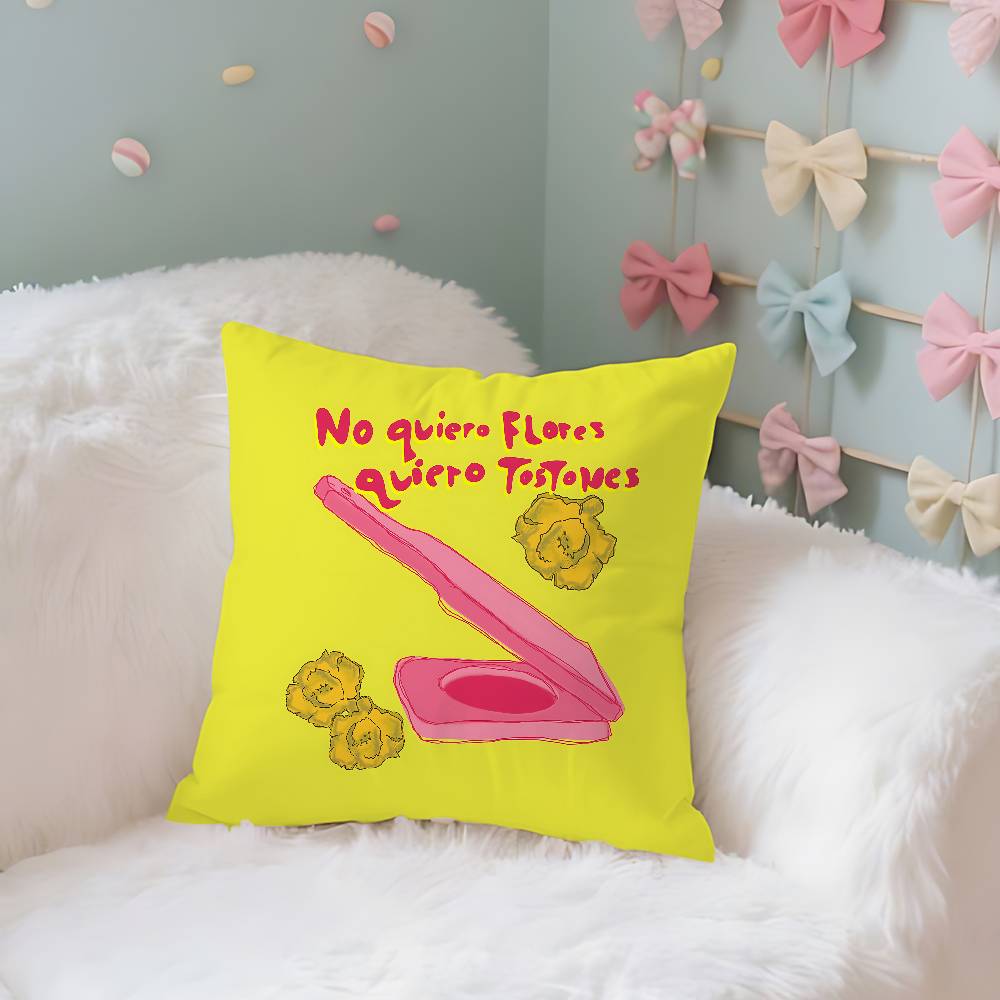 Venezuelas-Aesthetics-Art Pillow Case Cushion Cover Soft Cute Throw Pillow Case For Car Sofa Pillowcase Polyester With Zipper