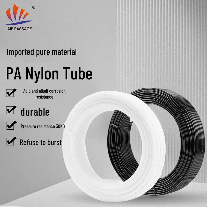High-Temperature PA12 Nylon Tube - Pressure, Corrosion, and Explosion Resistant, Food Grade, 4/6/8/10mm