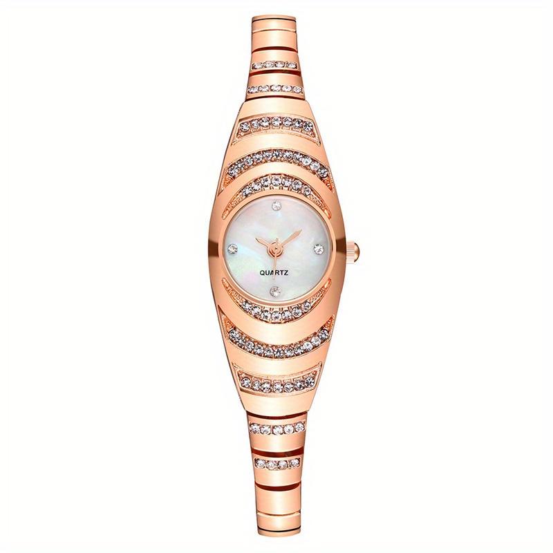 1pc-Elegant and Fashionable Women's Watches with Rhinestones and Quartz for Women