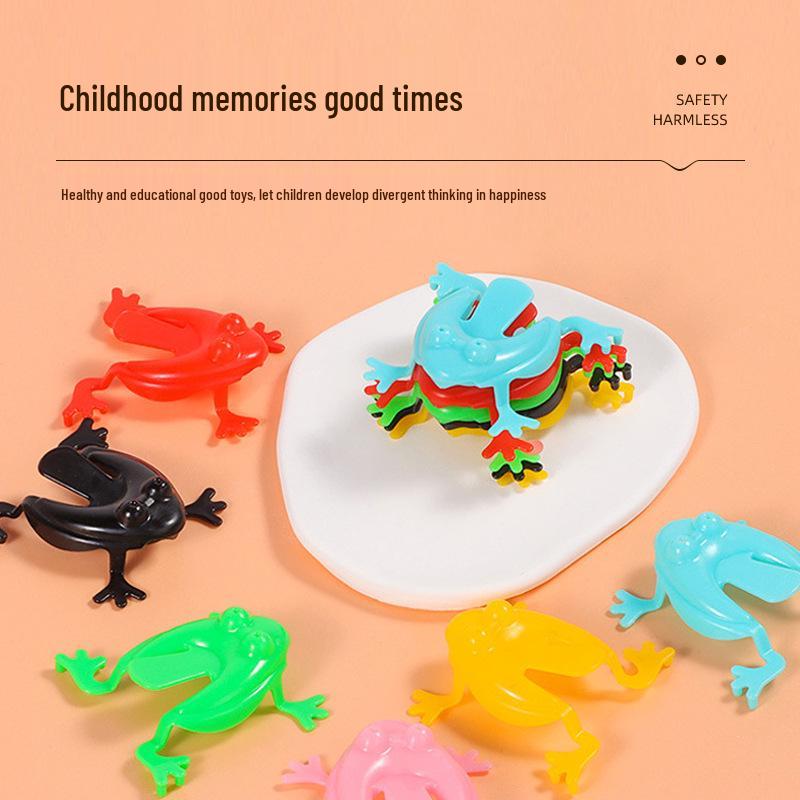 Dětská klasická skákací žába vzdělávací puzzle hra