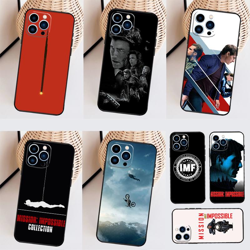 Mission Impossible Case For iPhone 16 15 Pro 12 13 Mini 11 14 Pro Max XS X XR Plus Back Cover