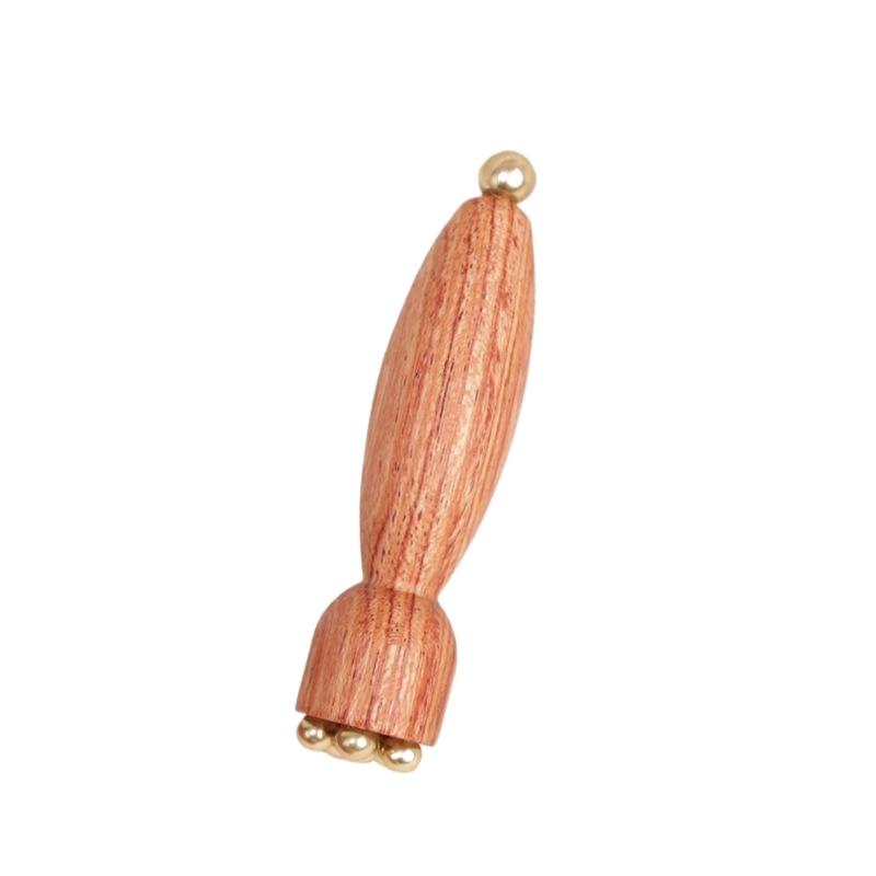 Wooden Facial Gua Sha Board, Traditional Chinese Medicine Acupoint Massager for Eye Bags Dark Circles Sensitive Skin