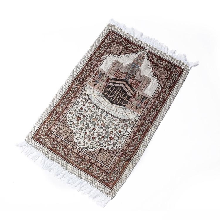 Muslims Prayer Mat with Tassels Portable Travel Prayings Rugs for Middle Eastern