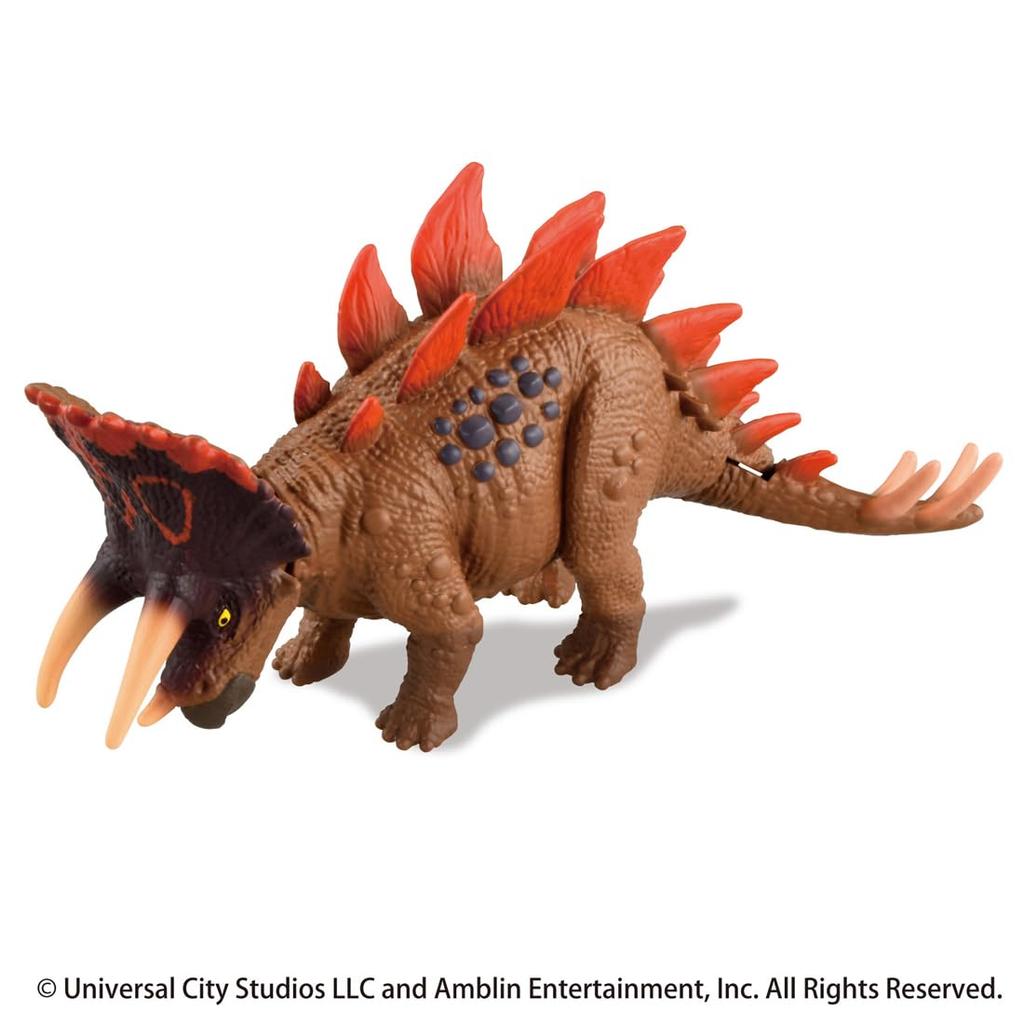 Takara Tomy AniA Jurassic World Alive Stegoceratops Dinosaur Toy for Ages 3 and Up