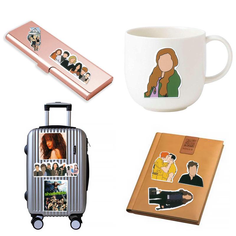 50 Shameless TV Series Stickers: Waterproof & Oilproof for Notebooks and Journals